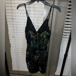 Sequined Cocktail Dress